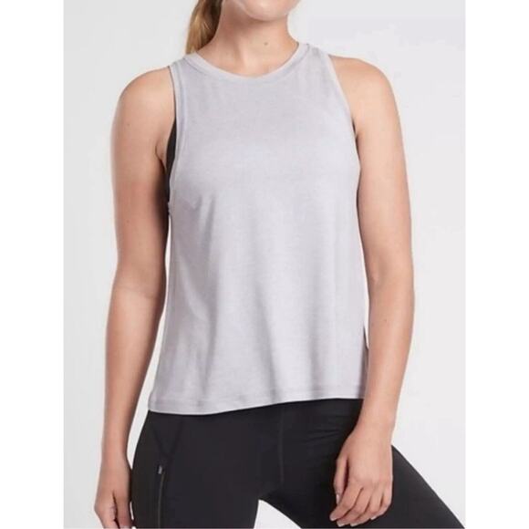 Athleta With Ease Muscle Tank & Uptempo Tank **LOT OF 2** Green & Gray 3X Active - Picture 3 of 11